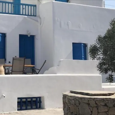 Mykonian Classy Cycladic Style 5 Mins To Ornos Beach! Apartment